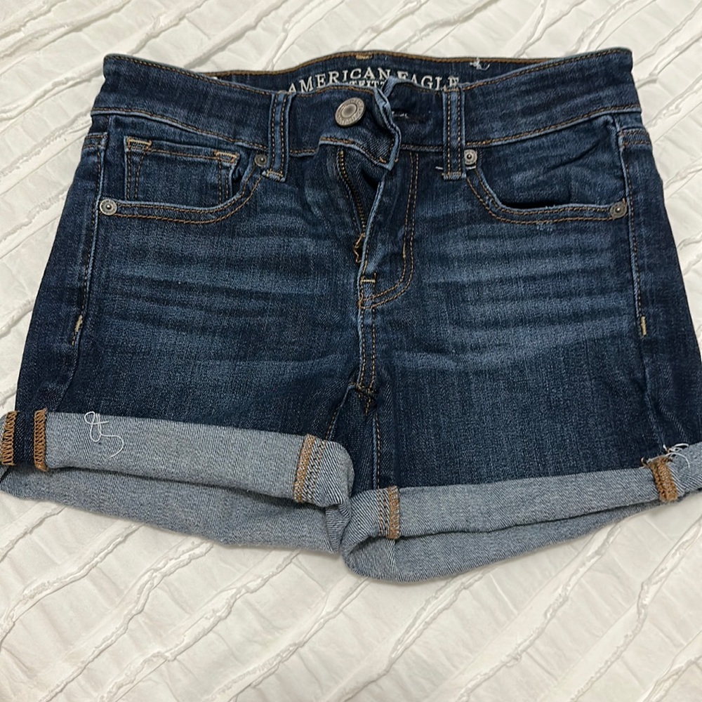 American Eagle jean shorts size 0